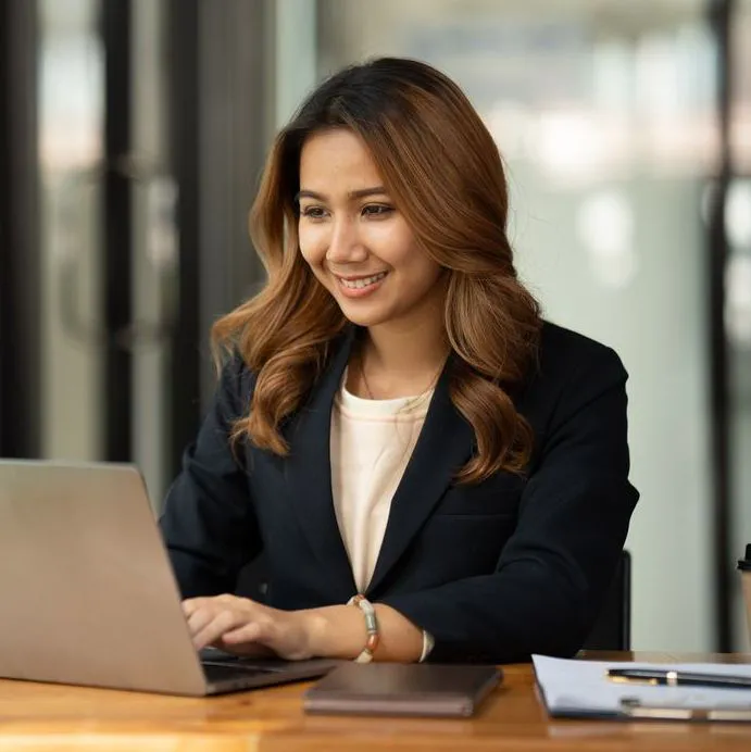 AWomanLaptop